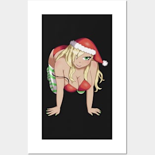 Christmas Girl Posters and Art